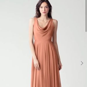 Jenny Yoo Liana - Luxe Chiffon in Sedona Sunset Size 4 - NWT